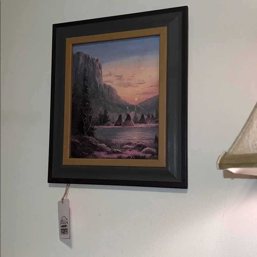 Framed Art: Tribal Village-scape - Picture 5 of 5
